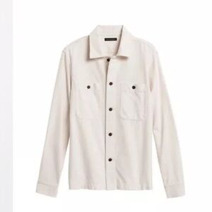 *New w/ Tags* Banana Republic Men's Heavy Flannel Button Up Shirt size Medium T